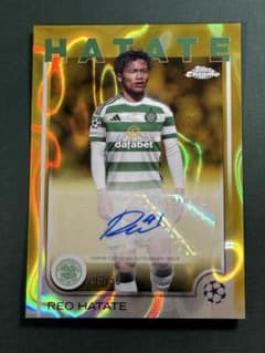 50枚限定 旗手怜央 Topps Chrome Gold Lava 直筆サイン - メルカリ