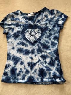 藍染　ハート Tシャツのサムネイル