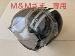 SHM ジェットヘルメット ブラック/シルバーのサムネイル
