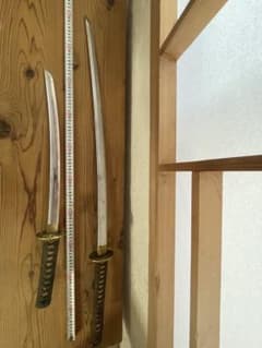 模造刀のセット約100cmと 約66cmのセットのサムネイル