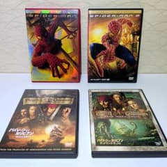 Spider-Man Pirates of the Caribbean Bian　DVD compilation of 4 titles