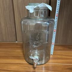 ガラスドリンクサーバー 7L、レードル付きのサムネイル