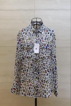 EQUIPMENT FEMME シルク100% レオパード柄シャツ 未使用品のサムネイル