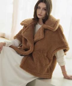 ELFRANK 【2025AW】テディベア ボアコート ボアジャケット ミドル丈 