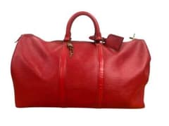 LOUIS VUITTON エピ キーポル50 レッド ボストンバッグ - メルカリ