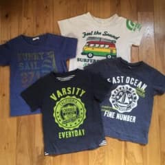 キッズ 男の子  Tシャツ 4枚セット！！(110)のサムネイル