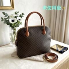 極美品✨CELINE セリーヌ マカダム 2way ドーム型 ショルダーバッグ 