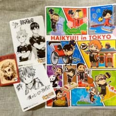 2019ナツコミミニ下敷き＆鬼滅の刃カード＆ハイキューご当地クリアファイルのサムネイル