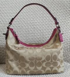 Coach シグニチャーバッグ パイソン ピンク 43462 ワンショルダーミニ Coach シグニチャーバッグ パイソン ピンク 43462 ワンショルダーミニ