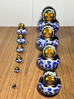 ロシア マトリョーシカ 10個組 民芸品 - メルカリ