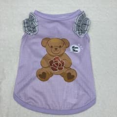 犬服 クレイジーブー CRAZY BOOMサイズ 紫色 クマデザイン 新品未使用のサムネイル