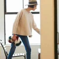 MURUA＊Aラインニット＊キャメル＊フリーサイズのサムネイル