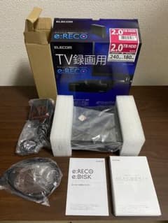 【未使用】エレコム　TV録画用HDD　ELECOM ELD-ERT020UBKのサムネイル