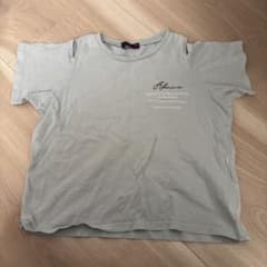 グレー Tシャツ 刺繍入りのサムネイル