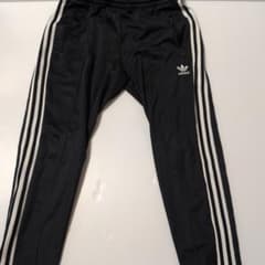 adidas トレフォイルロゴ トラックパンツ ブラックのサムネイル