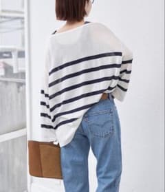 限定値下げ！未使用✴︎Spick & Span ボートネックシアールーズニットのサムネイル