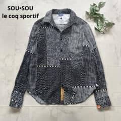 美品 SOU•SOU / le coq sportif 長袖シャツ S 坂尾織物 - メルカリ