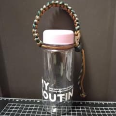 マルチホルダー ドリンクホルダー グリーンカモフラ柄×茶 パラコード №M6のサムネイル