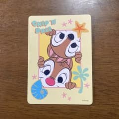 チップ & デール じゃんけん カード 1枚 No.134 ディズニー ストア