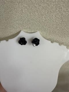 PTオニキス 薔薇 ピアスのサムネイル