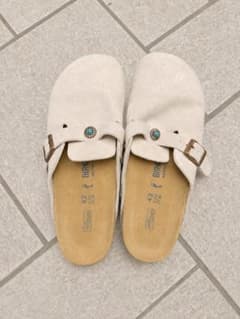 BIRKENSTOCK Boston トープ　コンチョ　カスタム　42 BIRKENSTOCK Boston トープ コンチョ カスタム 42 - メルカリ