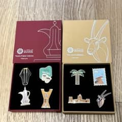 万博 カタール パビリオン ピンバッジ 2種セット - メルカリ