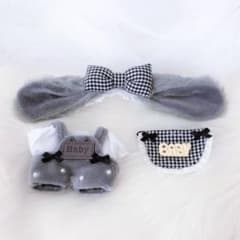 ぬい服 -` ̗ うさぎさん4点セット ̖ ´- いつぬいサイズのサムネイル