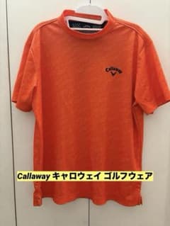 Callaway キャロウェイ ゴルフウェア 半袖シャツ オレンジのサムネイル