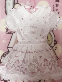 LIZLISA Sweet Gingham Tea Room ワンピース ピンクのサムネイル