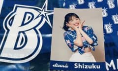 横浜DeNAベイスターズdiana ブラインドフォトShizuku（サイン入り） diana Shizuku ブラインドフォト 横浜DeNAベイスターズ サイン入
