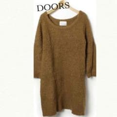 大人気！アーバンリサーチ DOORS アルパカ入り ロングニットワンピースのサムネイル