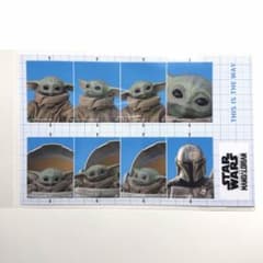 マンダロリアン／グローグー／証明写真風ステッカー - メルカリ