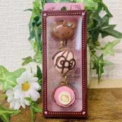 激レア】ハローキティ チョコ アクセ カオBOX ストラップ チャーム
