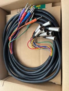 マルチケーブル HOSA XLR-807(7m 8CH スネークケーブル) Hosa（米国製） 8ch マルチケーブル TRS-XLR - メルカリ