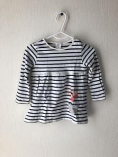 専用！！  H&M ボーダー トップス ロンT 80cm チュニックのサムネイル