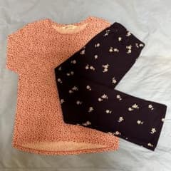 H&M 長袖パジャマ　小花柄　140 お値下げしましたのサムネイル