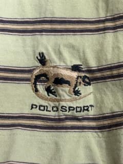 90s POLO SPORTS 랄프 로렌 멀티 테두리 T 리자드 자수