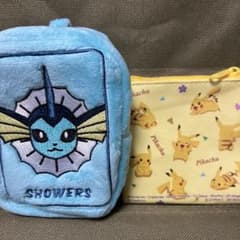 ポケモン ミニポーチ シャワーズ ポケモン ミニポーチ ピカチュウのサムネイル