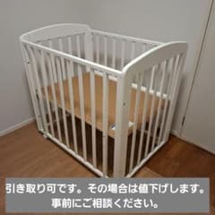 KATOJI ミニベビーベッド（プチホワイト）のサムネイル