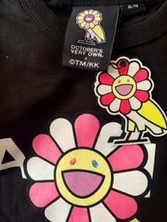 XL 村上隆 OVO MURAKAMI Tシャツ  黒しょうちゃん様のサムネイル