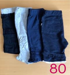 女の子 パンツ 80 まとめ売り 4セットのサムネイル