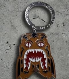 A BATHING APE 에이프 메탈 키홀더 타이거 tiger
