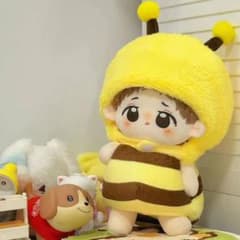 ミツバチデザイン 着せ替えぬいぐるみ服 20cm用のサムネイル