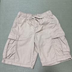 H&M キッズ カーゴハーフパンツ ベージュ 140cmのサムネイル