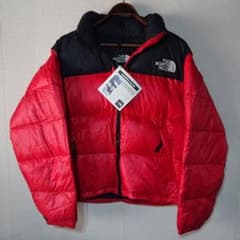 ヴィンテージ☆THE NORTH FACE ダウンジャケット レッド/ブラック 