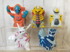 ポケモンキッズ　指人形　パルキア　ディアルガ　ギラティナ　デオキシス　アルセウス