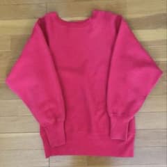 championリバースウィーブ 90s ピンク クルーネック 完全目無し S