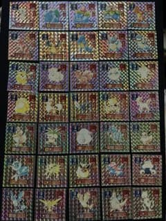 アマダ ポケモン最強シール烈伝 初期プリズム35枚コンプリートセット
