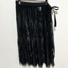 Richeglamour レース ラップスカート ブラックのサムネイル