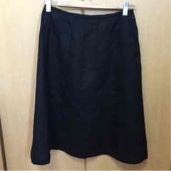 無印良品 リネンスカート 黒♡のサムネイル